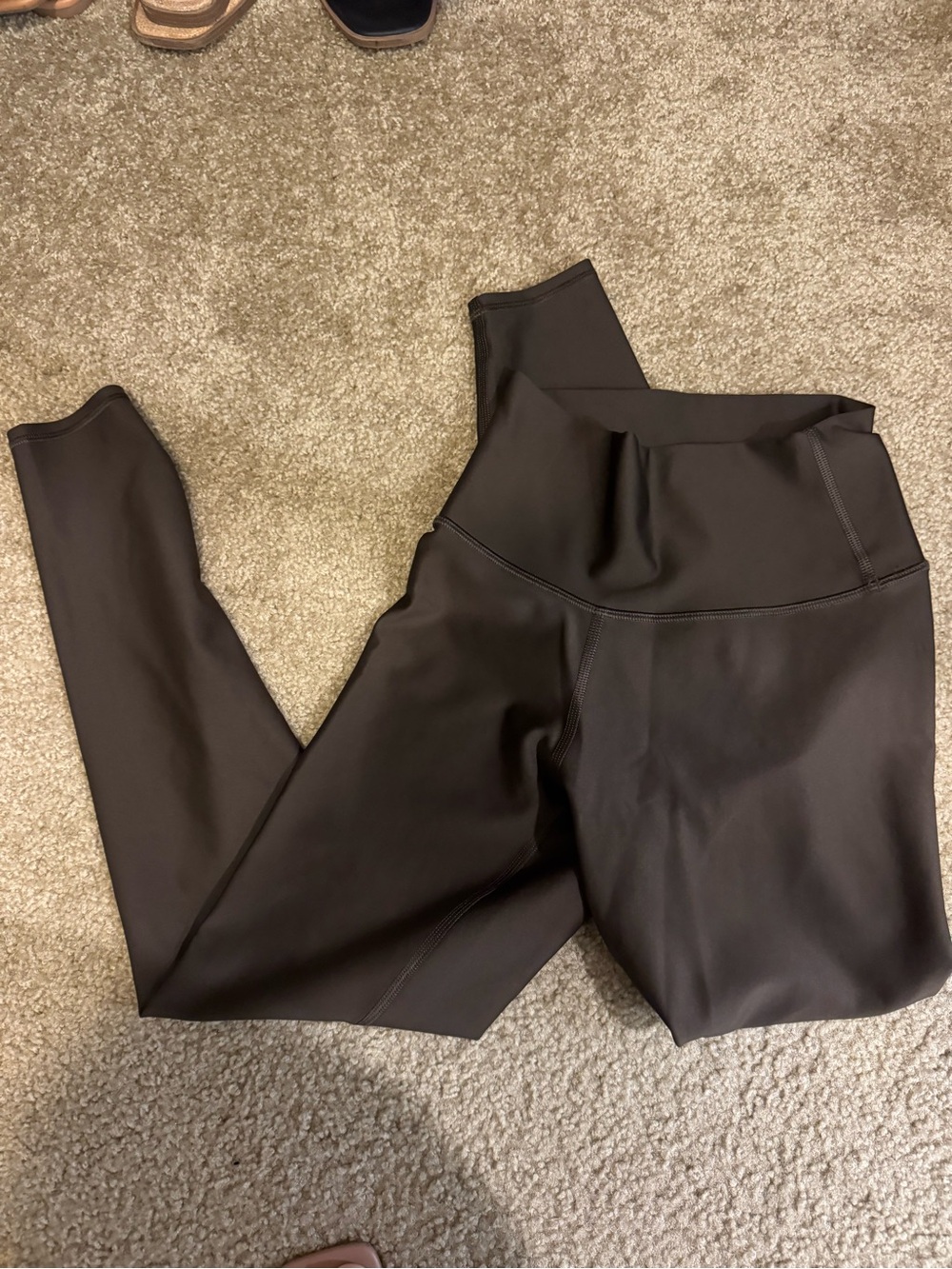 ALO Yoga Brown High-Waist Leggings